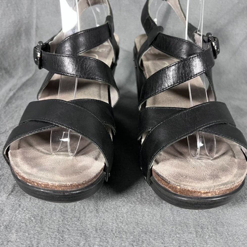 Dansko Frida Wedge Sandal Size 38 7.5-8 - Picture 3 of 6